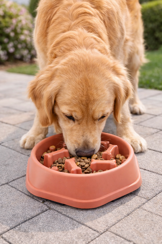 Interactive Slow Feeder Dog Bowl – Anti-Gulping Design for Healthier Digestion